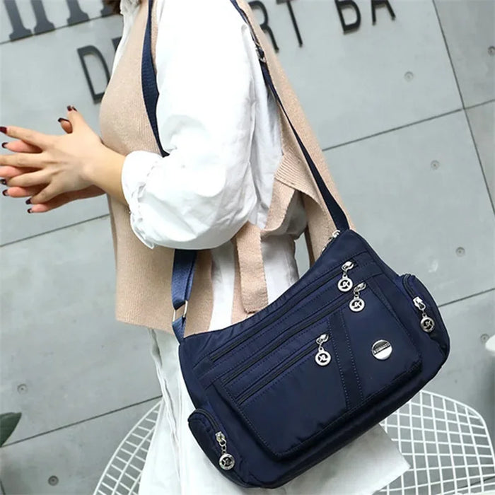 Shoulder Messenger Bag Women Fashion Waterproof Nylon Oxford Crossbody Bag High Quality Messenger Handbags Travel Wallet 2024