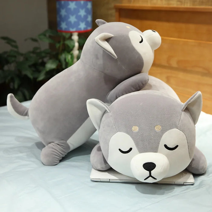 1pc Lovely Fat Shiba Inu & Corgi Dog Plush Toys Stuffed Soft Kawaii Animal Cartoon Pillow Dolls Gift for Kids Baby Children