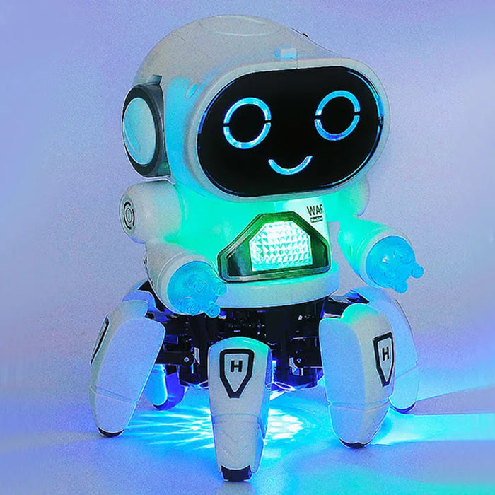 Kids Glow Music Educational Toy Electric Pet Cute LED Light Musical Dancing Robot Baby Learn To Climb Toy Children Birthday Gift