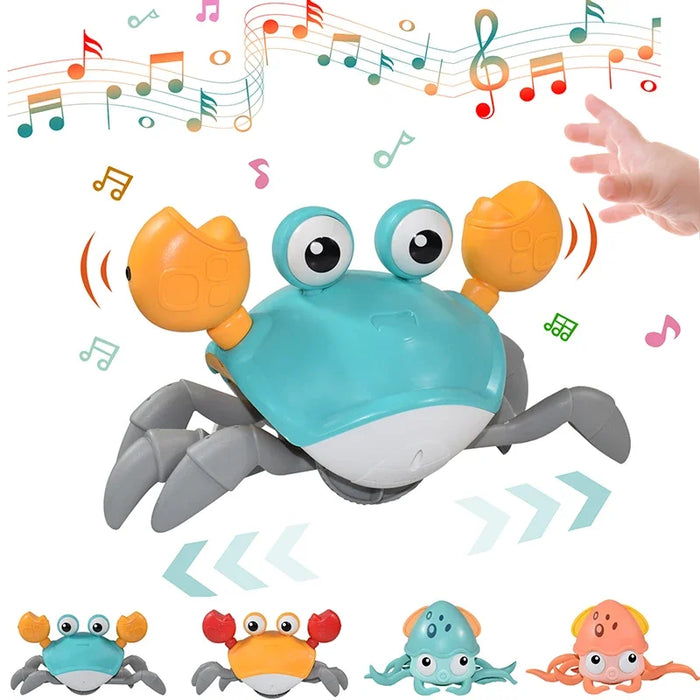 Children's Induction Escape Crab Octopus Crawling Toy Baby Electronic Pets Musical Toys Educational Toddlers Mobile Toys BirthdC