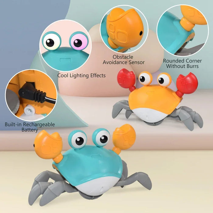 Children's Induction Escape Crab Octopus Crawling Toy Baby Electronic Pets Musical Toys Educational Toddlers Mobile Toys BirthdC