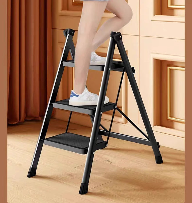 Household Folding Ladder Protable Step Stool Foldable House Ladder For Home Thickened Stairs Small Stool Arrow For Home