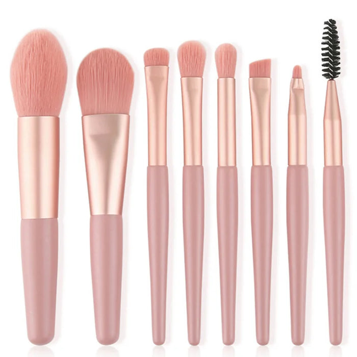 8Pcs Makeup Brush Set Makeup Concealer Brush Blush Loose Powder Brush Eye Shadow Highlighter Foundation Brush Beauty Tools