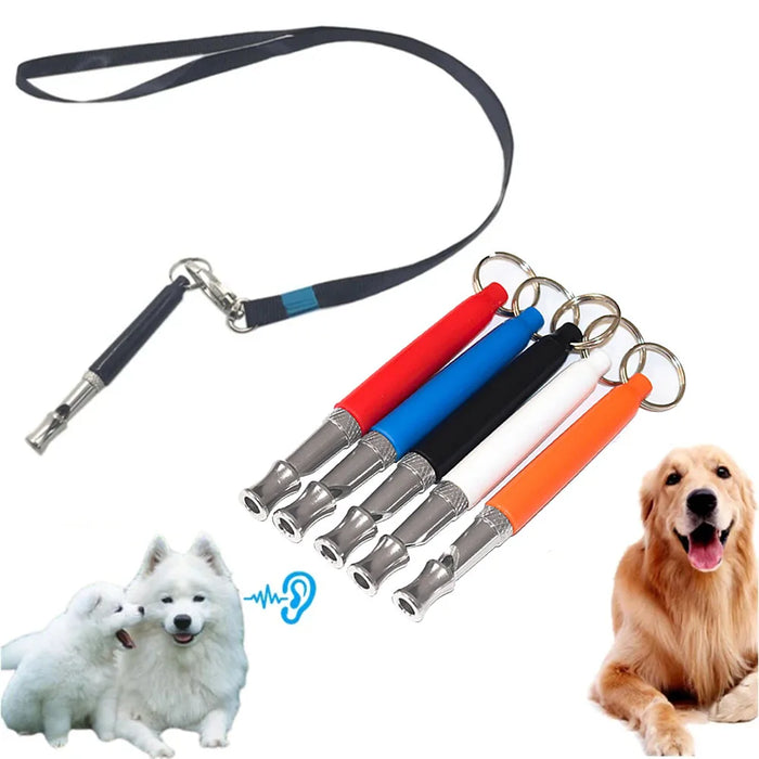 Pet Training Whistle Outdoor Dog Repeller Ultrasonic Dog Whistle Anti Bark Dog Trainings Flute Obedience Tools Puppy Accessories