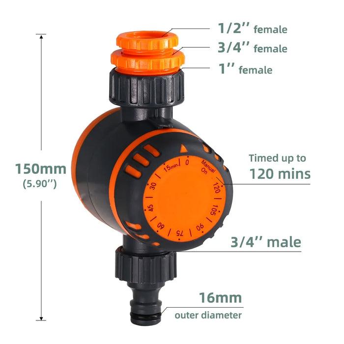 Automatic Controller Water Timer Mechanical Daily Garden Watering Irrigation Equipment for Gardening Hose Drip Sprinklers Tool