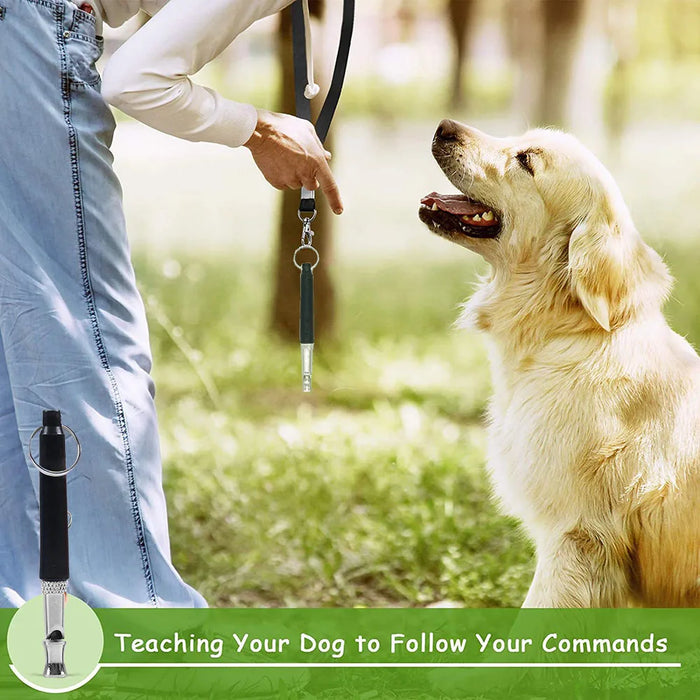 Pet Training Whistle Outdoor Dog Repeller Ultrasonic Dog Whistle Anti Bark Dog Trainings Flute Obedience Tools Puppy Accessories