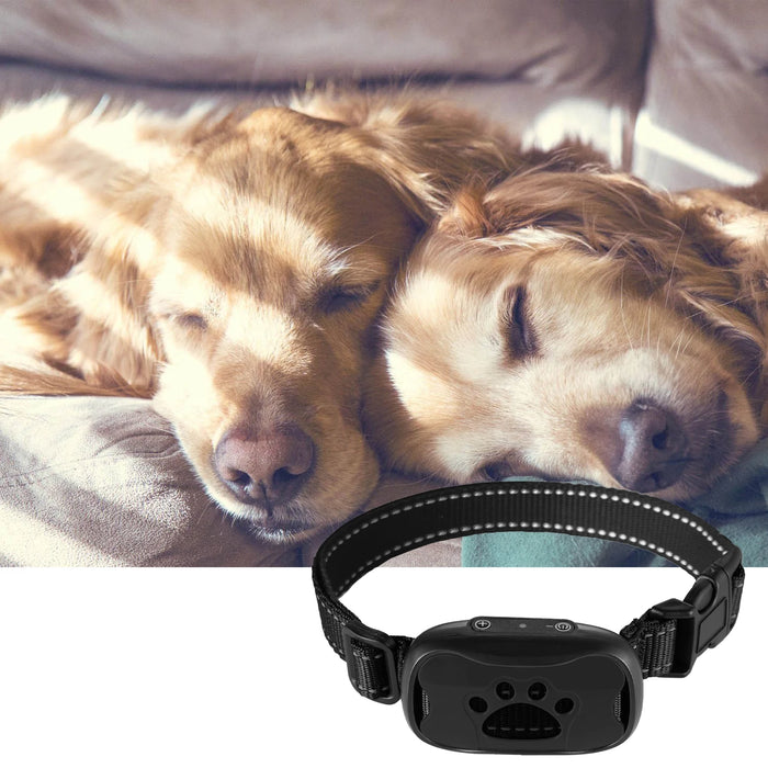 New USB Electric Dogs Training Collar Ultrasonic Pet Dog Anti Barking Stop Barking Vibration Anti Bark Waterproof Collar Devices